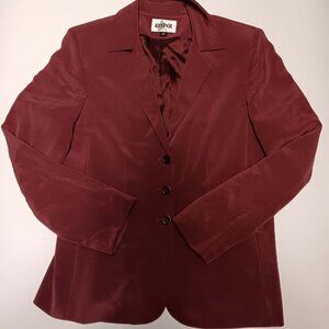 Kasper women's blazer jacket, straight cut, classic career style, buttoned, corp